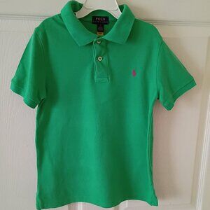 Ralph Lauren Kids Shirt Green, Size 7